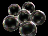 Examining the molecular tension in a hypothetical cubical bubble